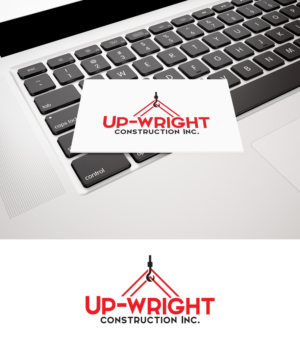 Logo Design by Impressive Solutions for UP-WRIGHT CONSTRUCTION INC. | Design: #16467006