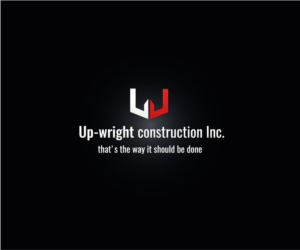 Logo Design by Unicgraphs for UP-WRIGHT CONSTRUCTION INC. | Design: #16466196