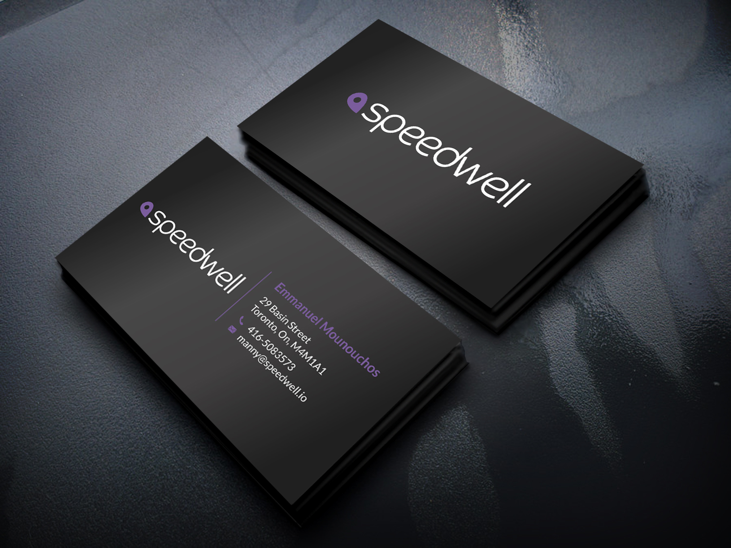 Visitenkarten-Design von SKYdesign für Speedwell Technologies  | Design: #16508561