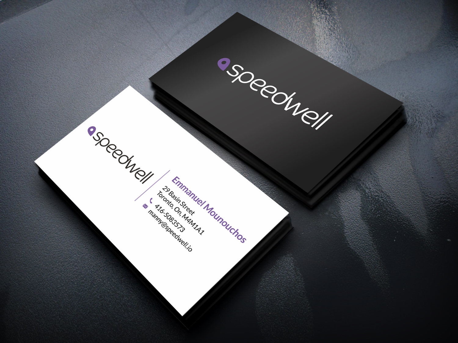 Visitenkarten-Design von SKYdesign für Speedwell Technologies  | Design #16536207