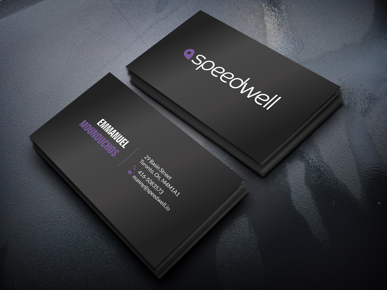 Business Card Design by SKYdesign for Speedwell Technologies  | Design #16550692