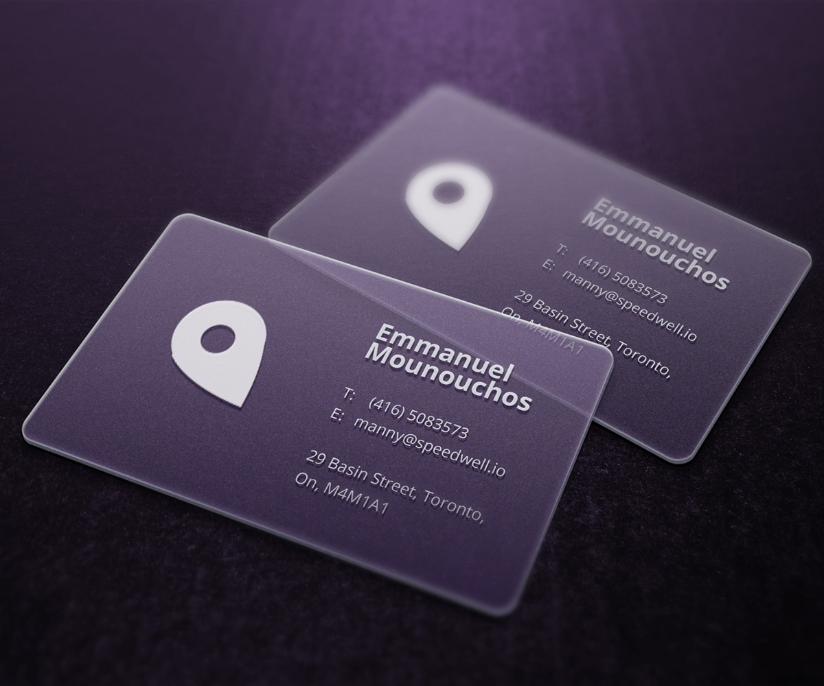 Business Card Design by Faisal Raza Ishaq for Speedwell Technologies  | Design #16608375