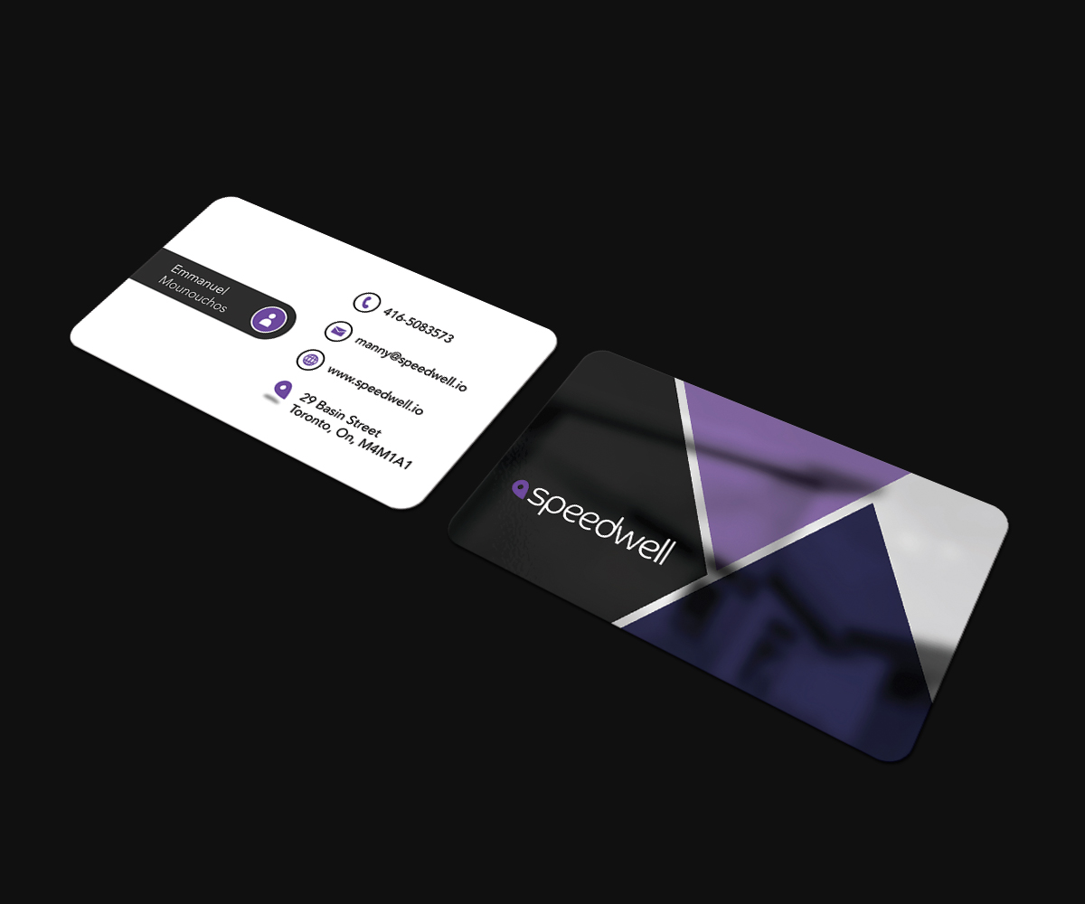 Business Card Design by JK18 for Speedwell Technologies  | Design #16513004