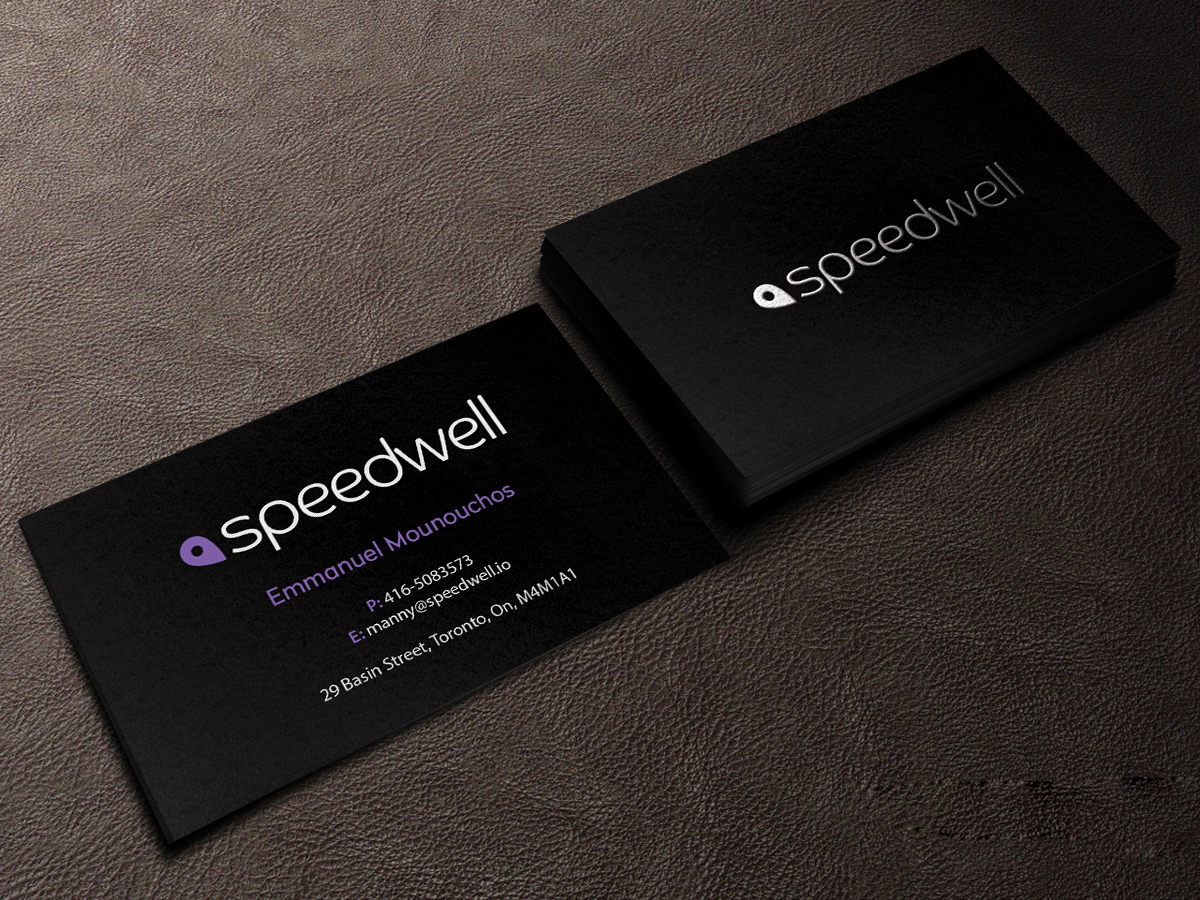 Diseño de Tarjeta de Presentación por Creations Box 2015 para Speedwell Technologies  | Diseño #16522820