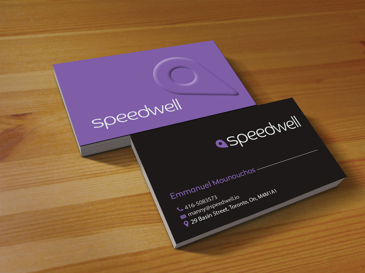 Business Card Design by Creations Box 2015 for Speedwell Technologies  | Design #16522826