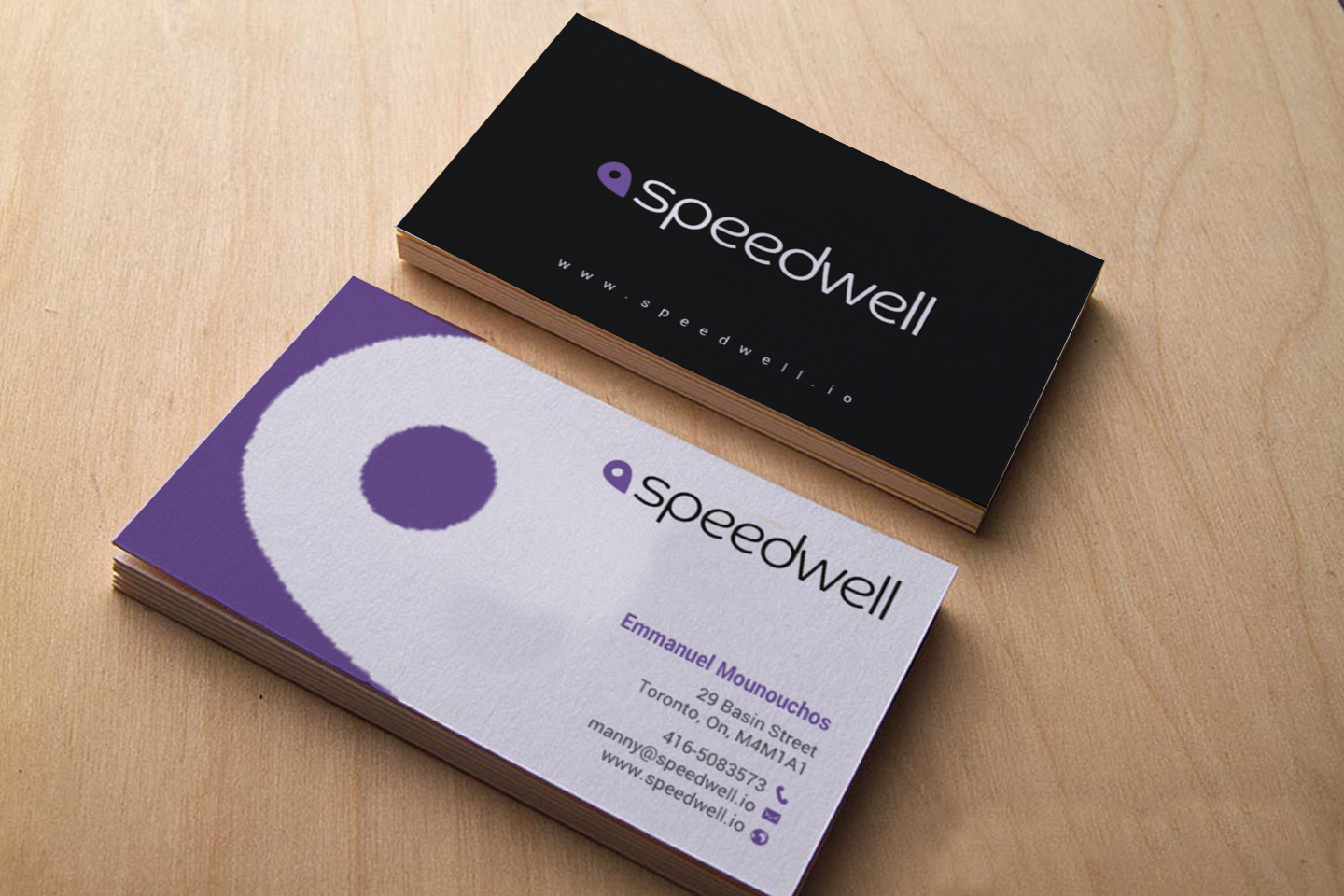 Diseño de Tarjeta de Presentación por chandrayaan.creative para Speedwell Technologies  | Diseño #16538905