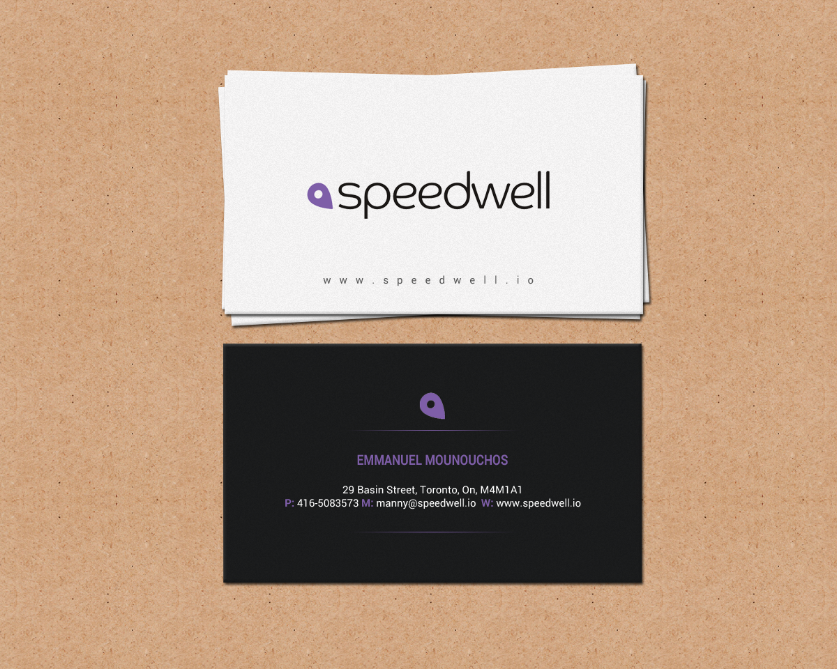Diseño de Tarjeta de Presentación por chandrayaan.creative para Speedwell Technologies  | Diseño #16539277