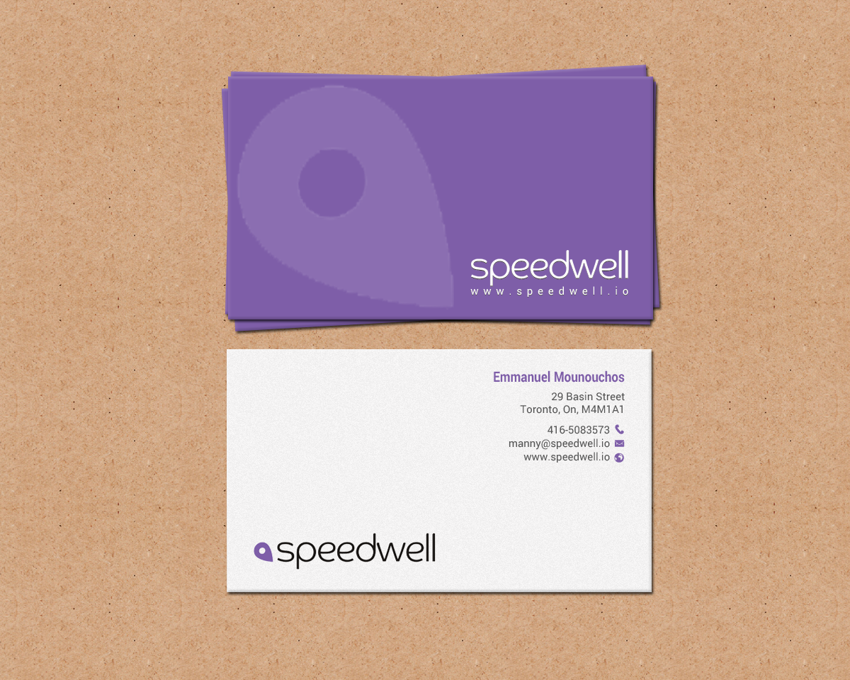 Diseño de Tarjeta de Presentación por chandrayaan.creative para Speedwell Technologies  | Diseño #16539385