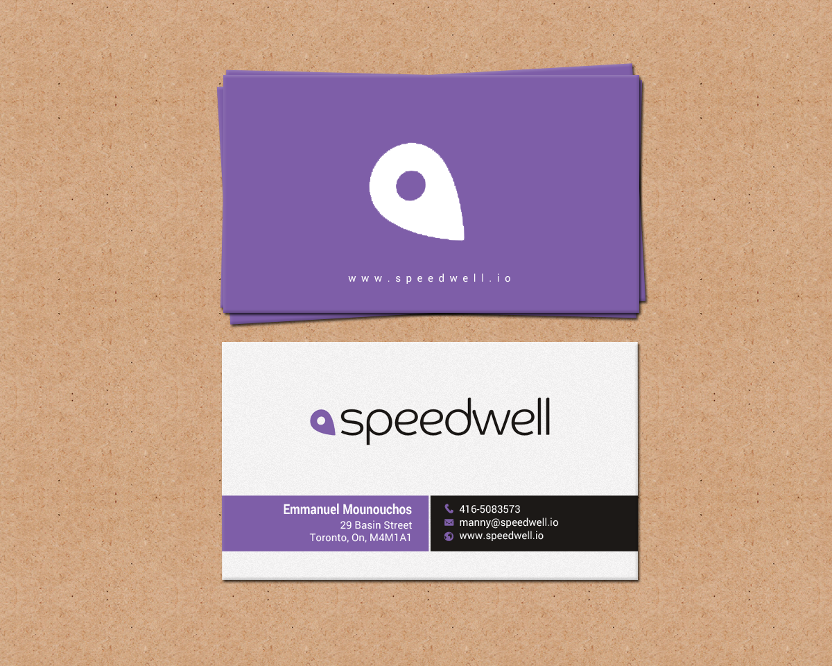 Diseño de Tarjeta de Presentación por chandrayaan.creative para Speedwell Technologies  | Diseño #16539387