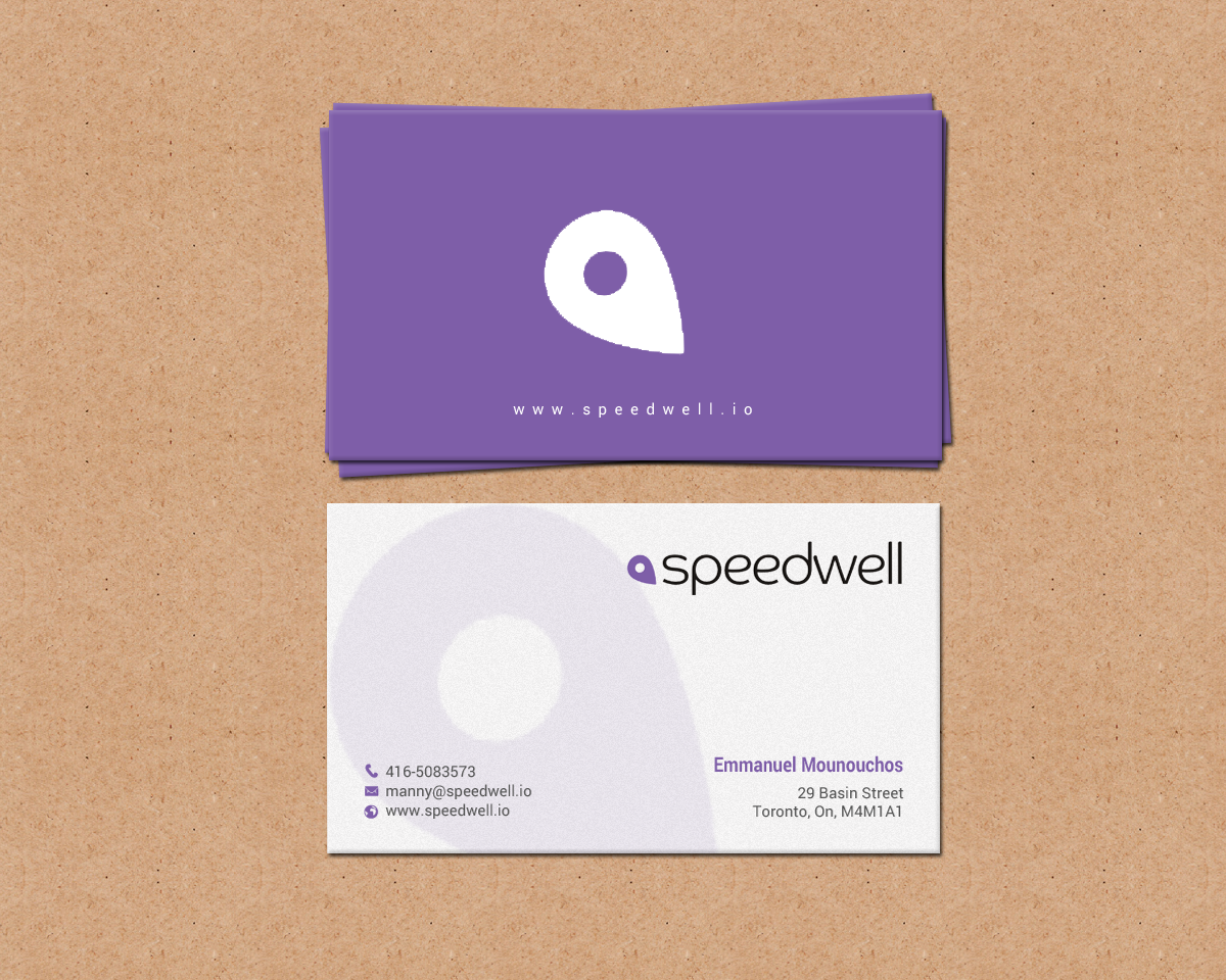 Business Card Design by chandrayaan.creative for Speedwell Technologies  | Design #16539388