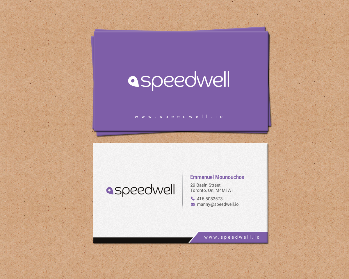 Diseño de Tarjeta de Presentación por chandrayaan.creative para Speedwell Technologies  | Diseño #16539551