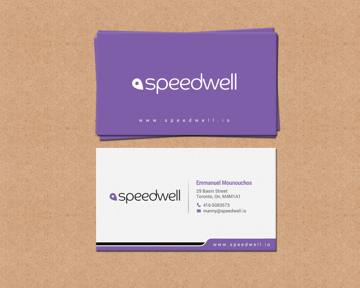 Business Card Design by chandrayaan.creative for Speedwell Technologies  | Design #16539557