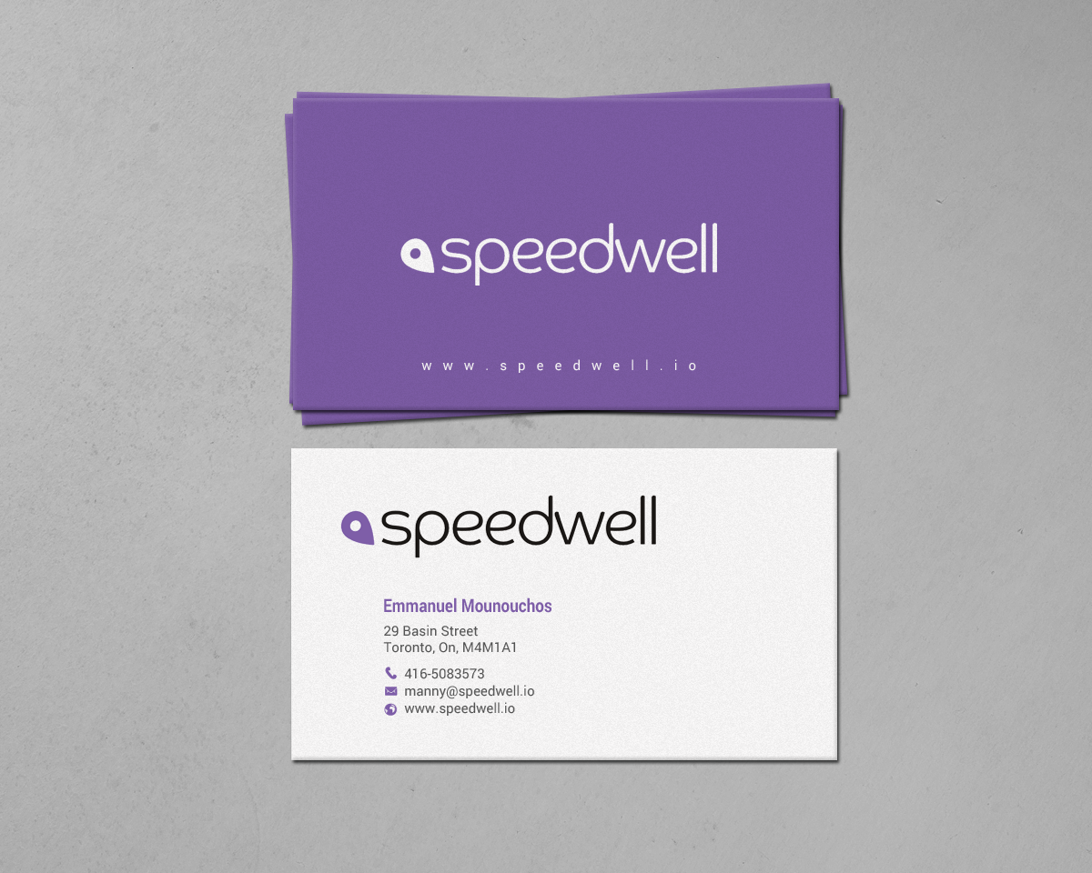 Business Card Design by chandrayaan.creative for Speedwell Technologies  | Design #16539559