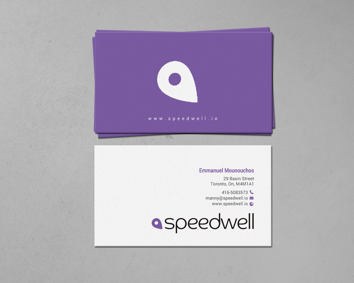 Diseño de Tarjeta de Presentación por chandrayaan.creative para Speedwell Technologies  | Diseño #16539725