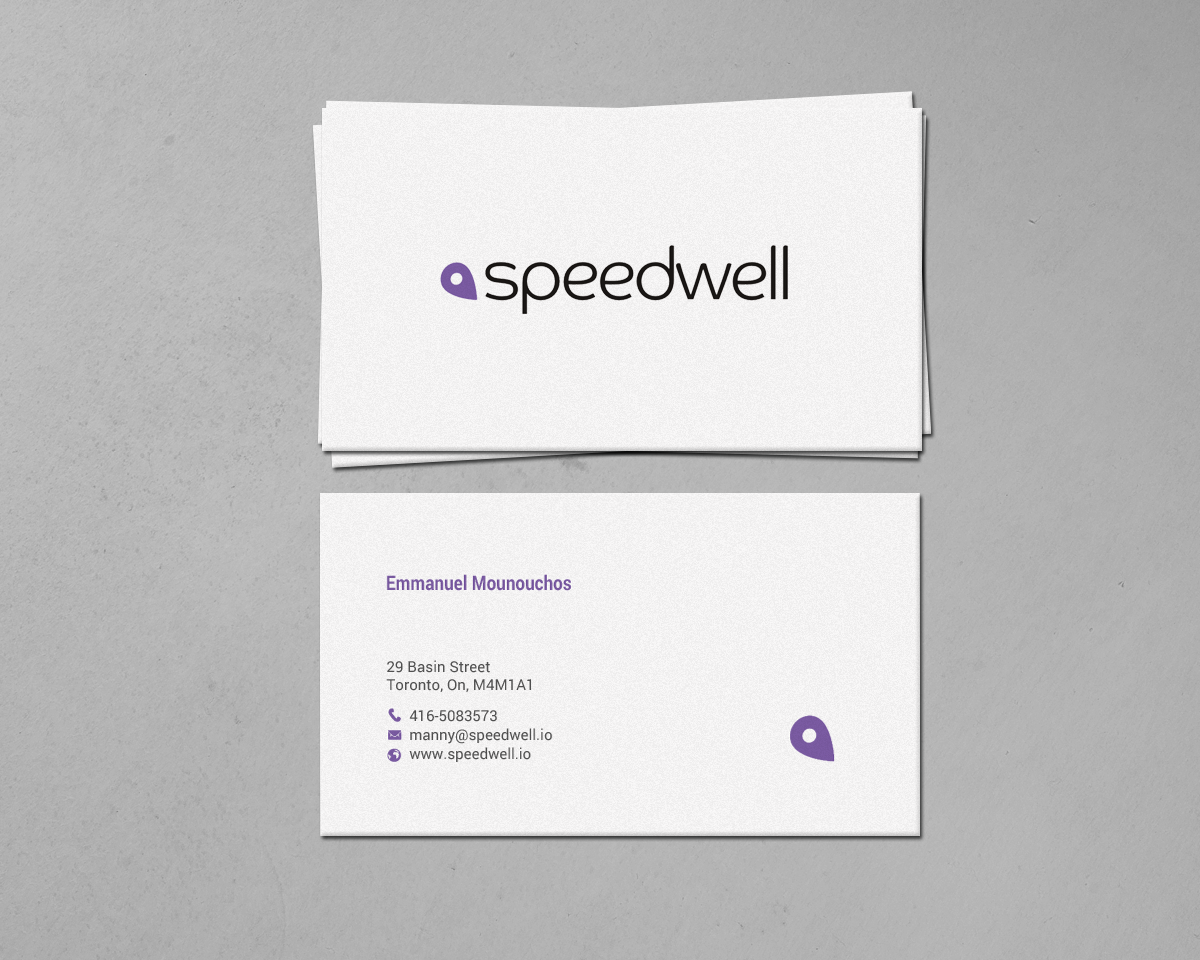 Diseño de Tarjeta de Presentación por chandrayaan.creative para Speedwell Technologies  | Diseño #16539728