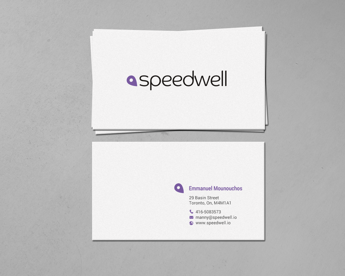 Diseño de Tarjeta de Presentación por chandrayaan.creative para Speedwell Technologies  | Diseño #16539729