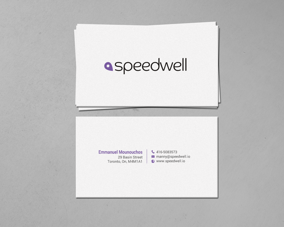 Business Card Design by chandrayaan.creative for Speedwell Technologies  | Design #16544133