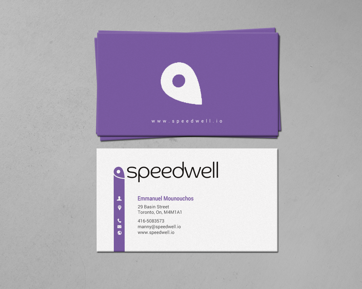 Business Card Design by chandrayaan.creative for Speedwell Technologies  | Design #16544134