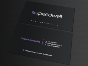 Diseño de Tarjeta de Presentación por chandrayaan.creative para Speedwell Technologies  | Diseño: #16544501