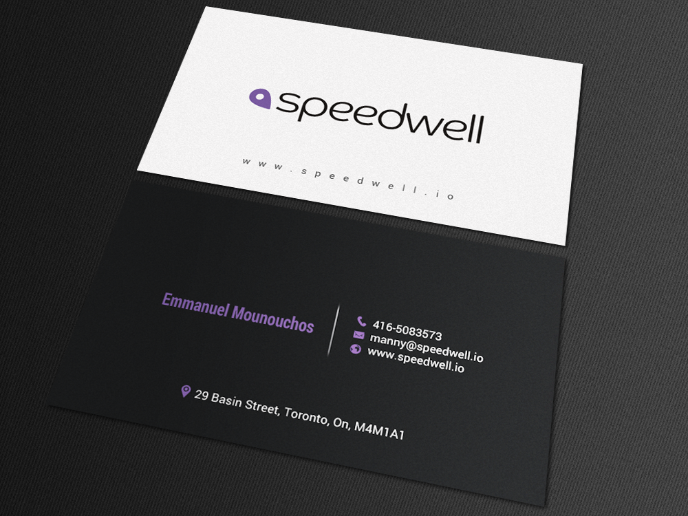 Business Card Design by chandrayaan.creative for Speedwell Technologies  | Design #16544502