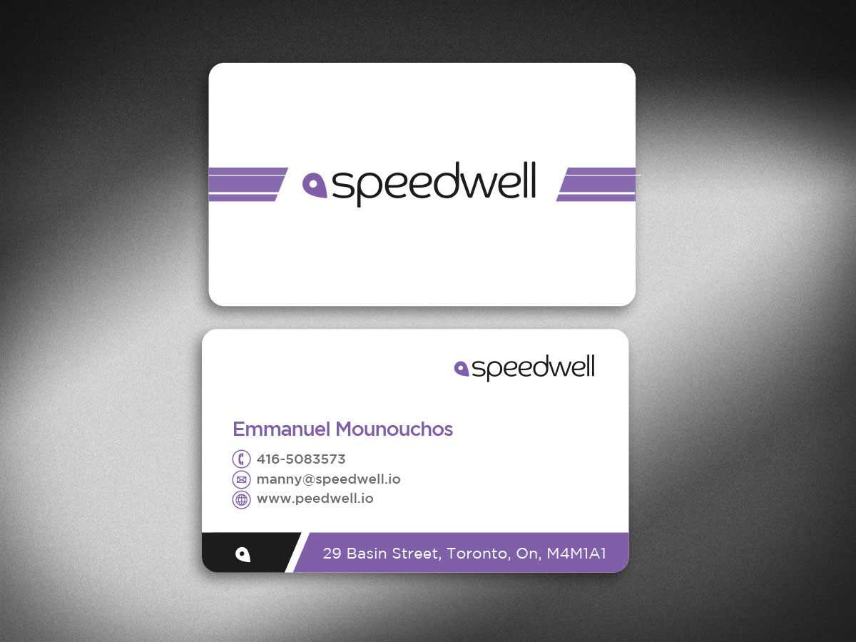 Business Card Design by abdul700 for Speedwell Technologies  | Design #16550022