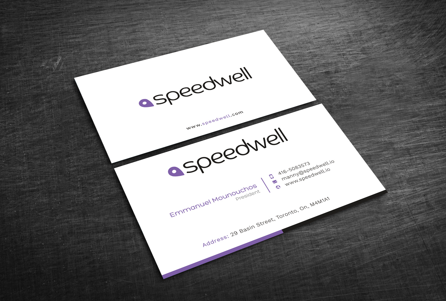 Business Card Design by Graphic Flame for Speedwell Technologies  | Design #16603211