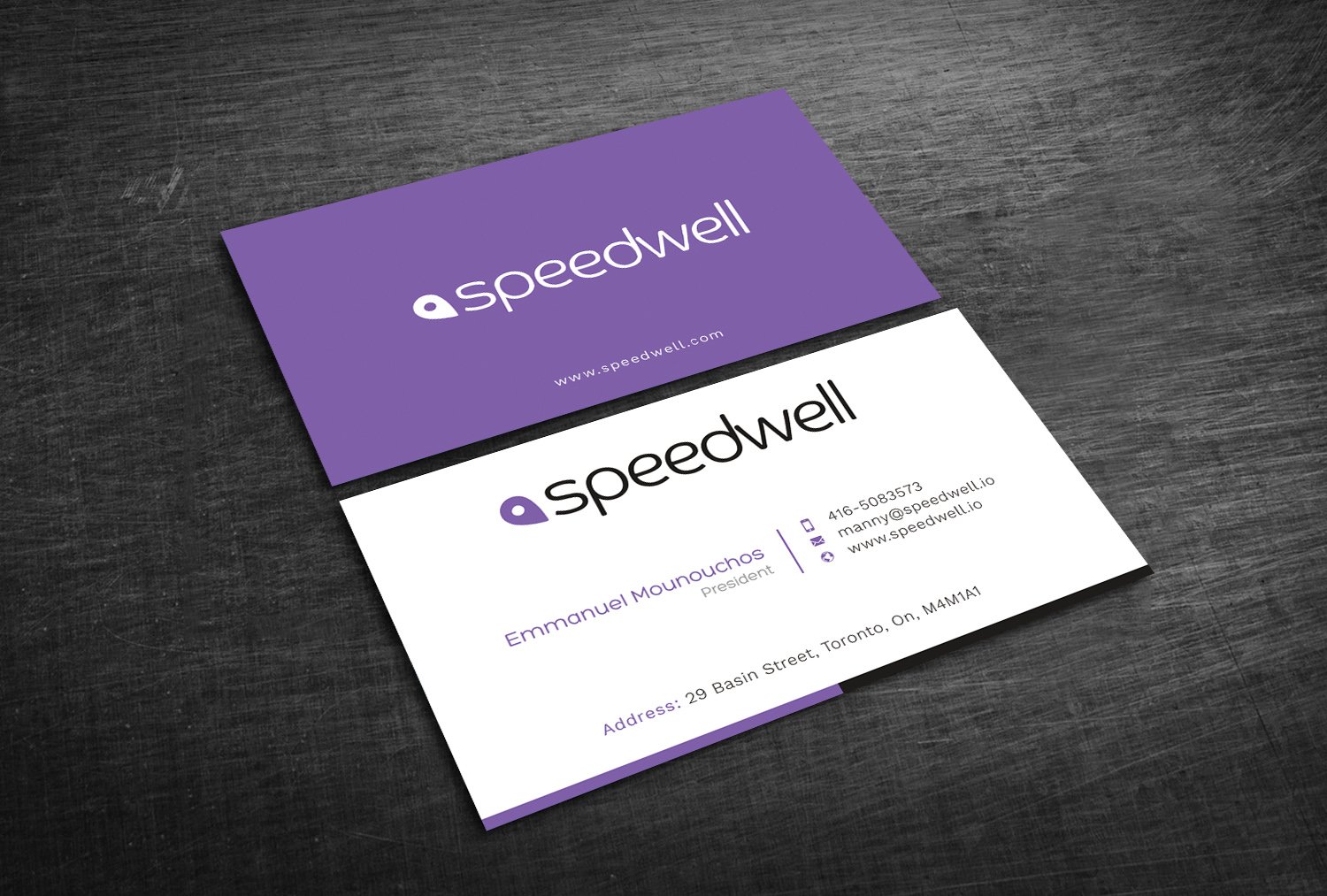 Business Card Design by Graphic Flame for Speedwell Technologies  | Design #16603212