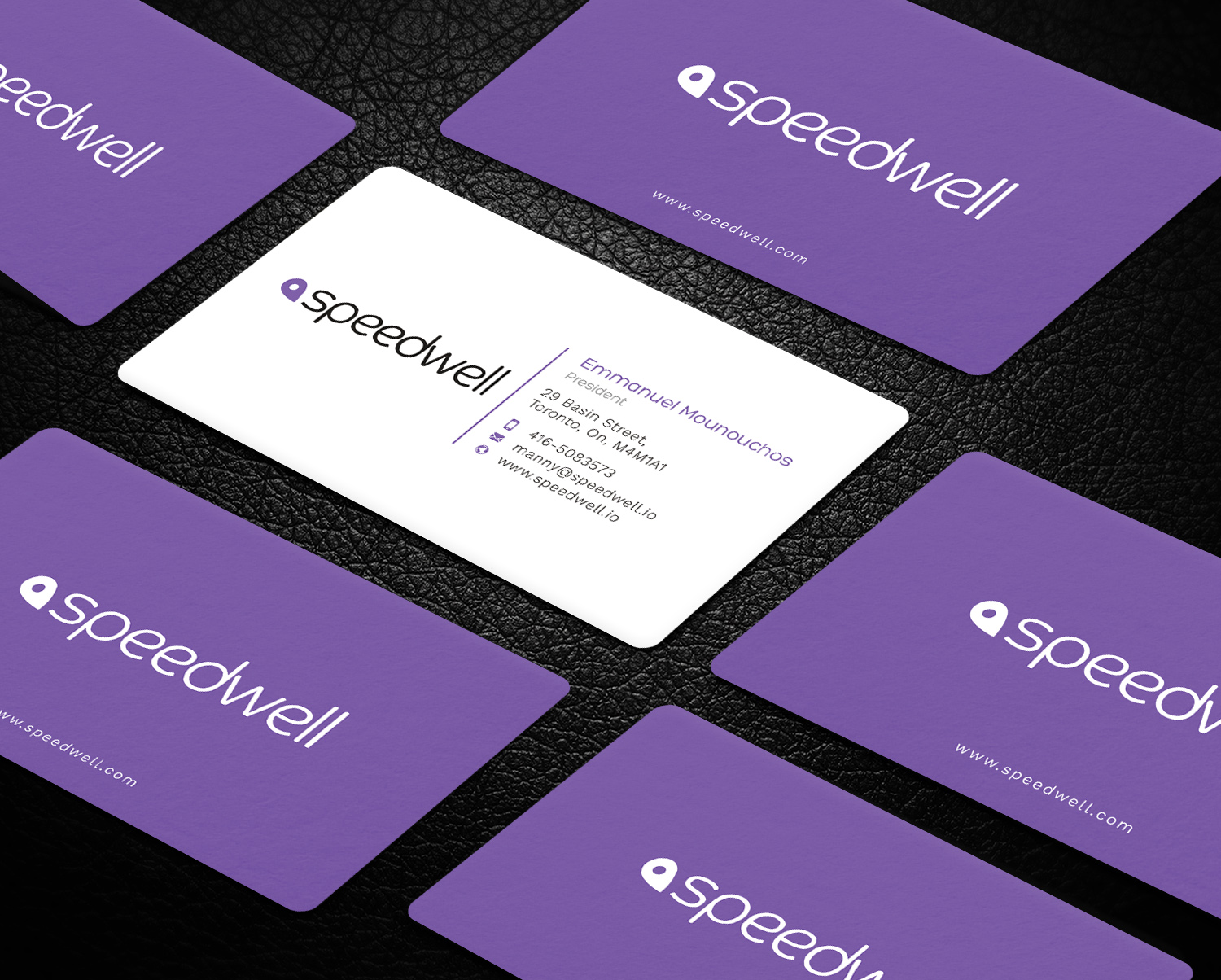 Visitenkarten-Design von Graphic Flame für Speedwell Technologies  | Design #16603214