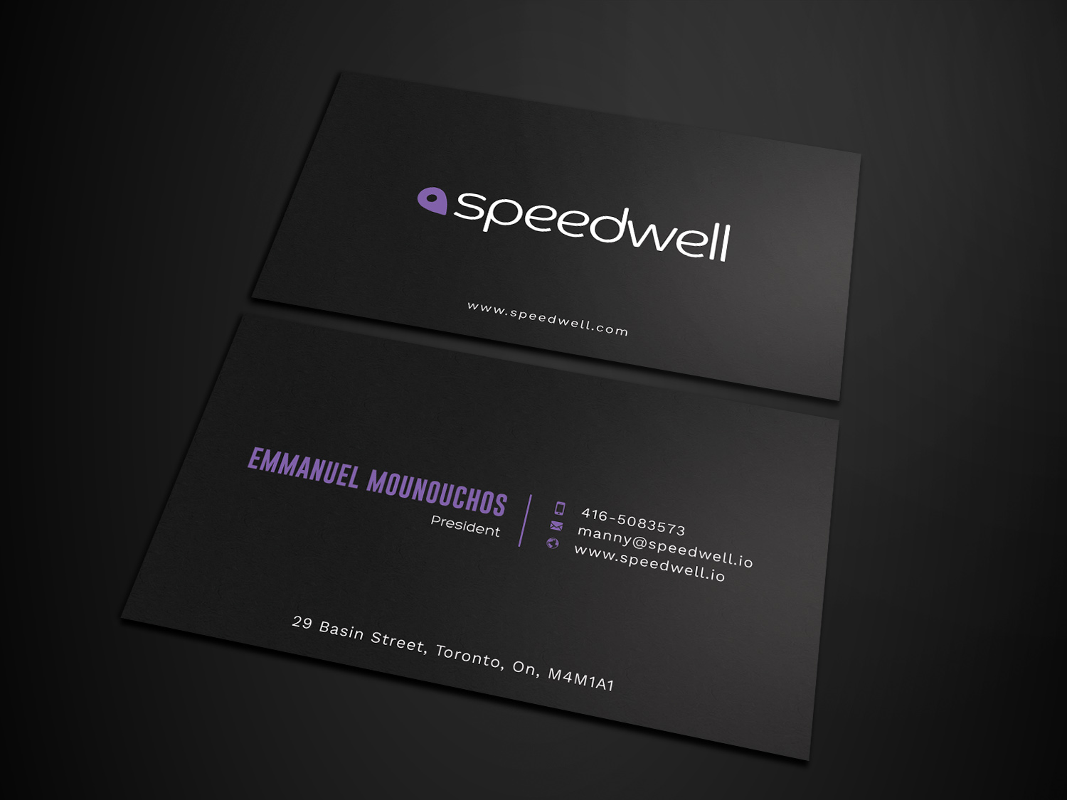 Business Card Design by Graphic Flame for Speedwell Technologies  | Design #16603261