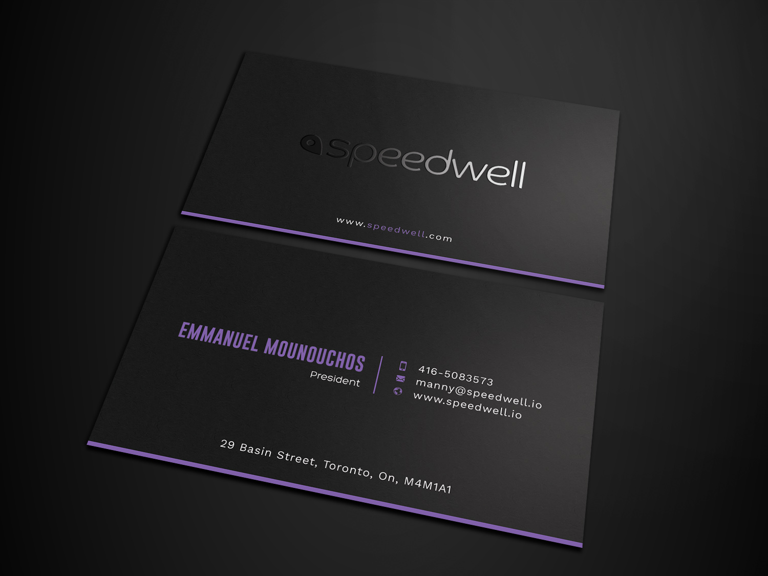 Diseño de Tarjeta de Presentación por Graphic Flame para Speedwell Technologies  | Diseño #16603262