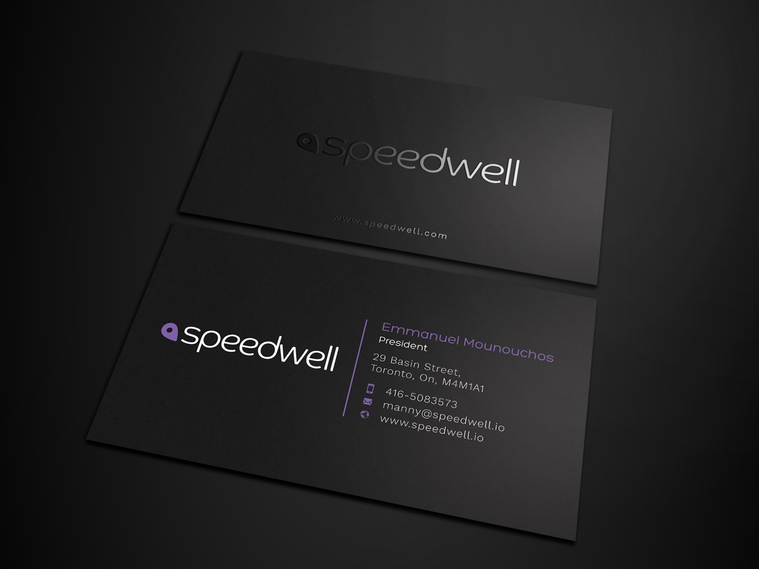 Design de Carte de Visite par Graphic Flame pour Speedwell Technologies  | Design #16603264