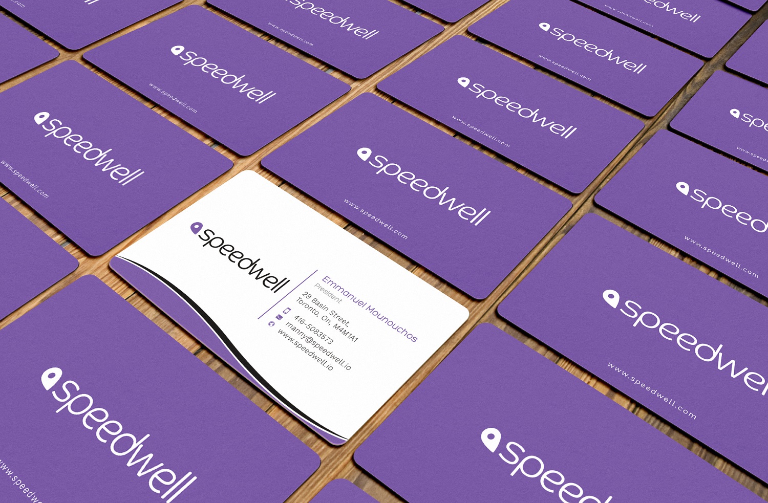 Business Card Design by Graphic Flame for Speedwell Technologies  | Design #16603265