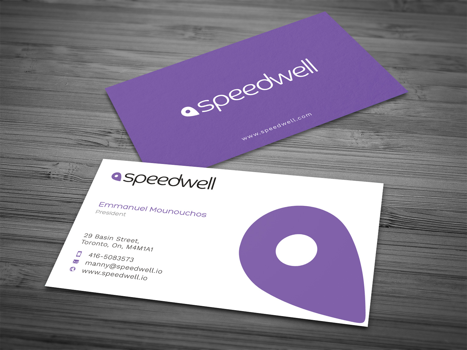 Business Card Design by Graphic Flame for Speedwell Technologies  | Design #16603295