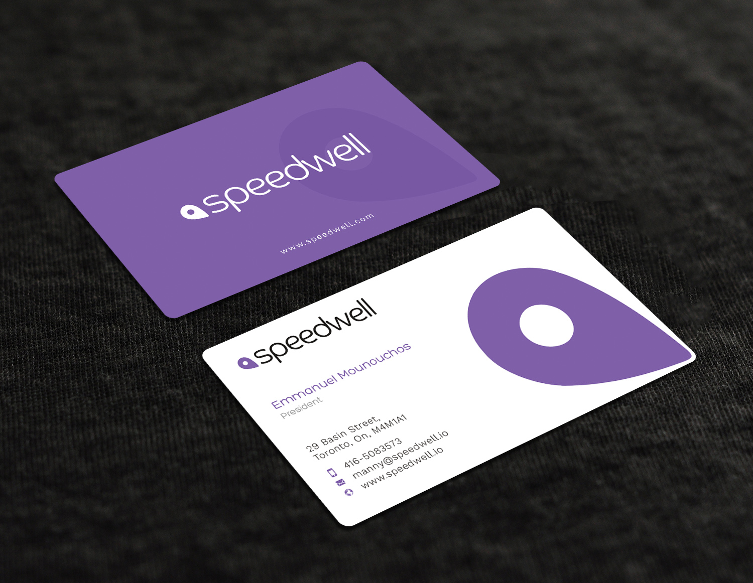 Business Card Design by Graphic Flame for Speedwell Technologies  | Design #16603296