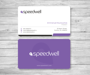 Business Card Design by Graphic Flame for Speedwell Technologies  | Design: #16603298
