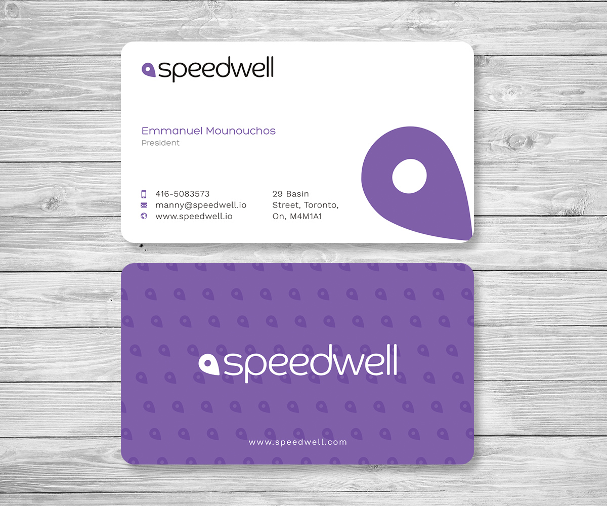 Business Card Design by Graphic Flame for Speedwell Technologies  | Design #16603311