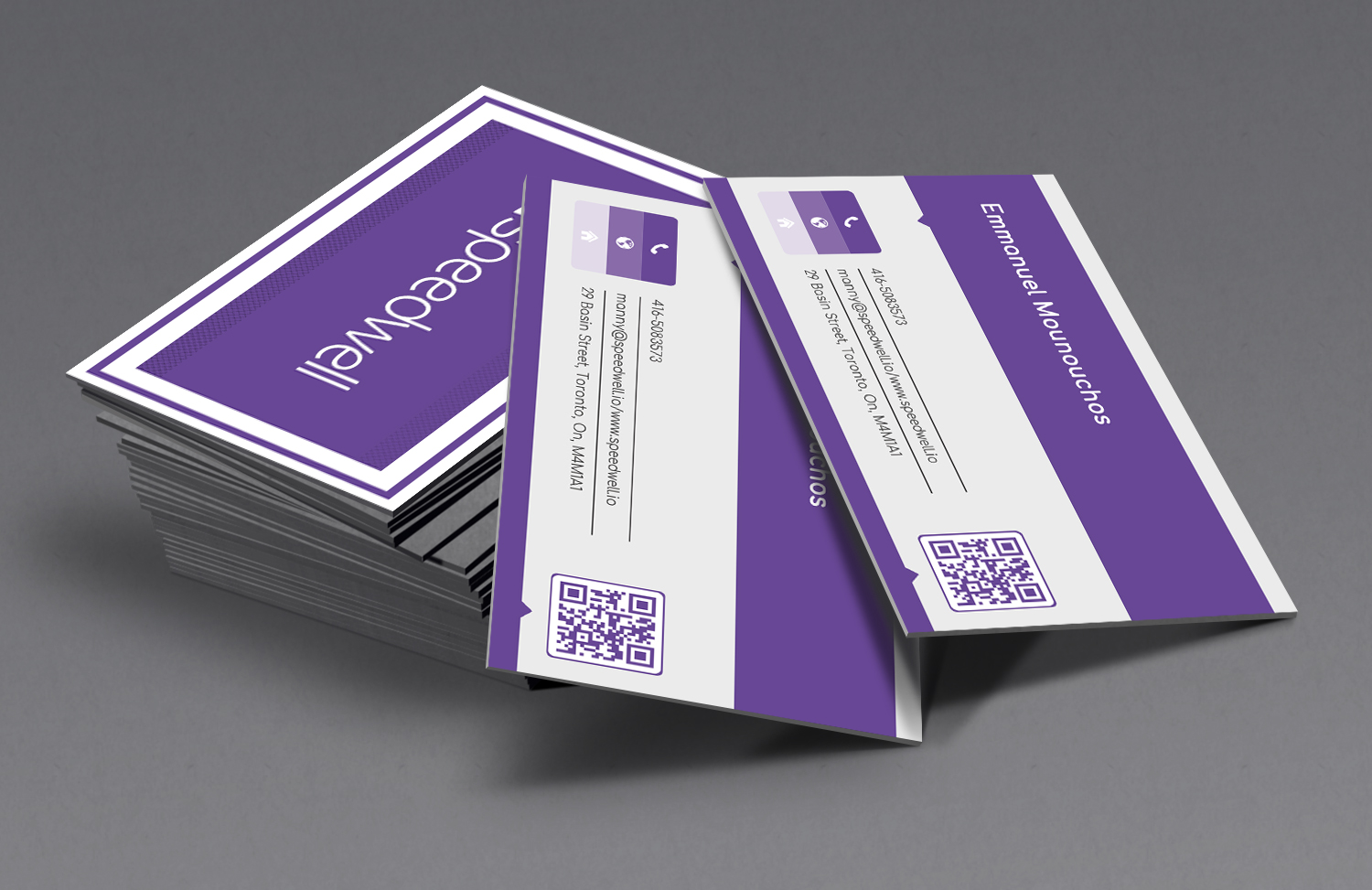 Business Card Design by rokyshakil for Speedwell Technologies  | Design #16523584