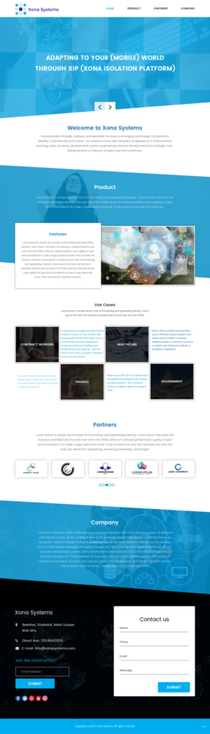 Web Design by pb for this project | Design: #16500496