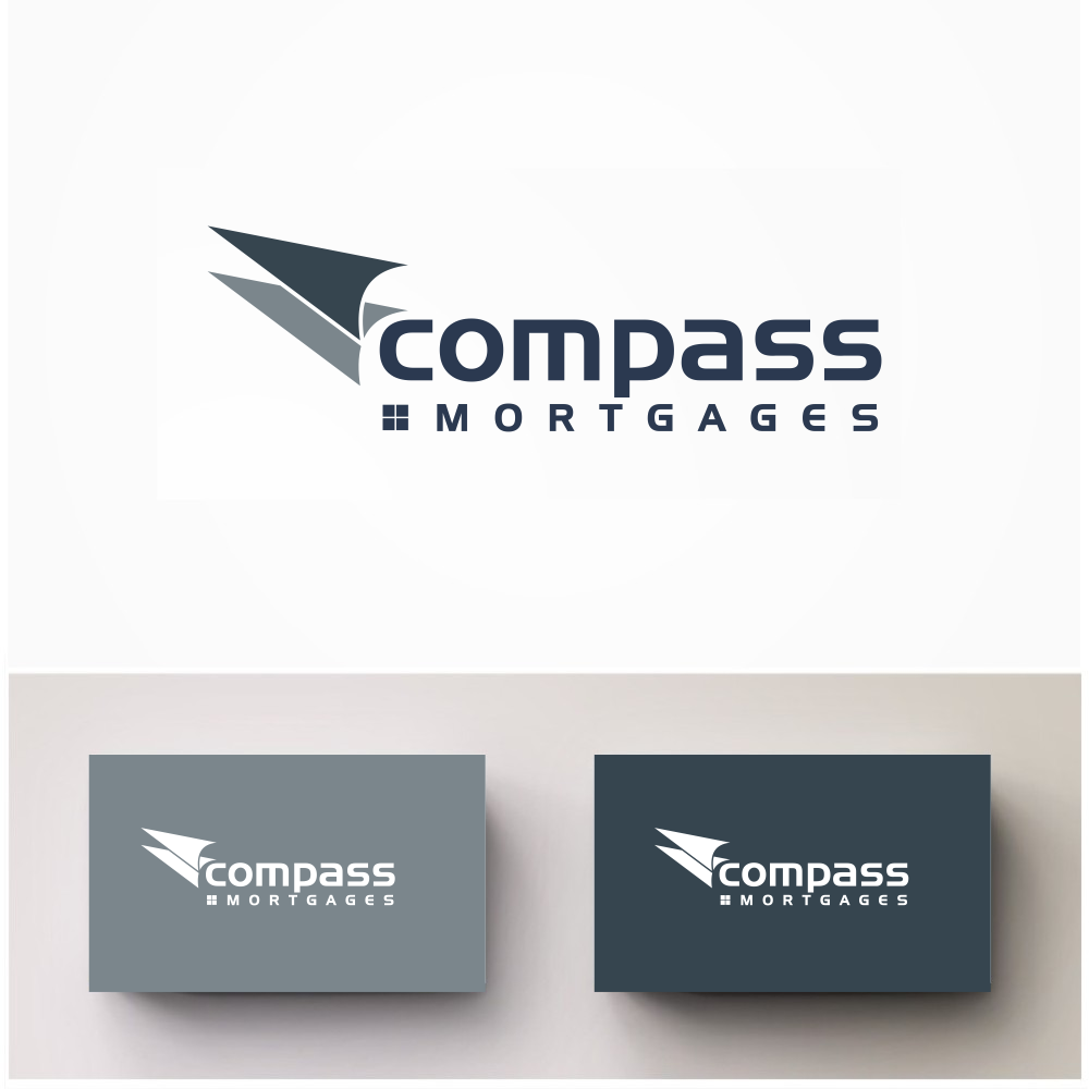 Bold, Modern, Mortgage Brokerage Logo Design for compass mortgages by
