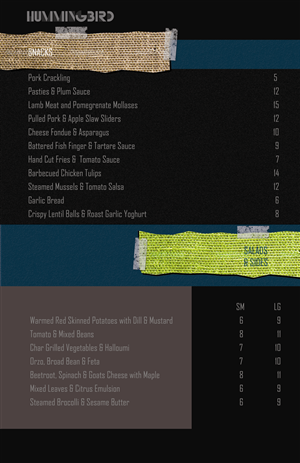 Menu Design by The RANFOUR Project for this project | Design: #2677605