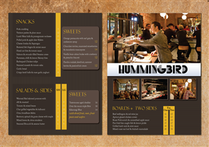 Menu Design by meet007 for this project | Design: #2662078