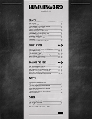 Menu Design by a...perfect...match