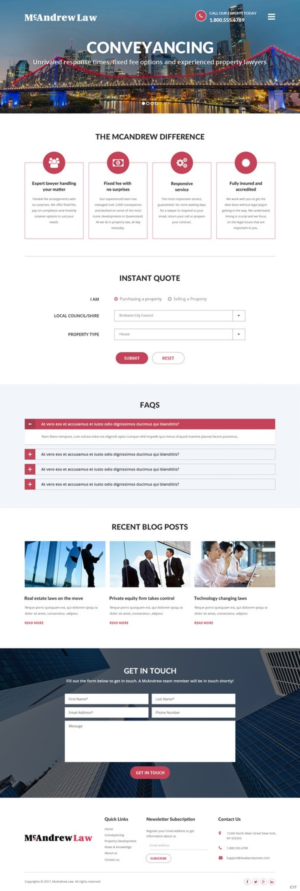 Web Design by pb for this project | Design: #16521777