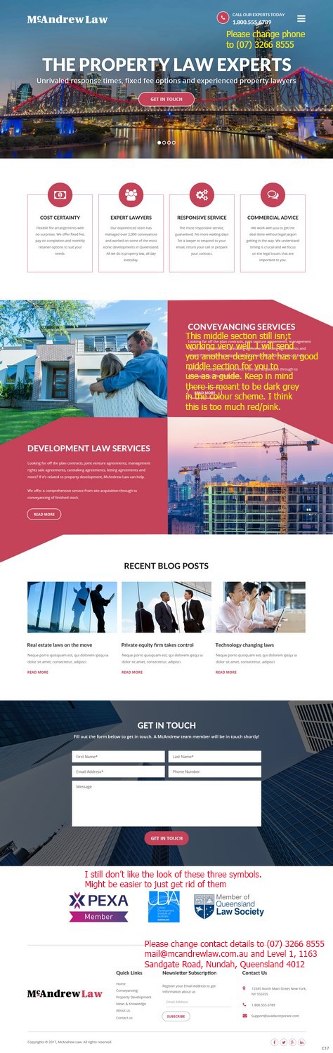 Web Design by pb for this project | Design #16563495