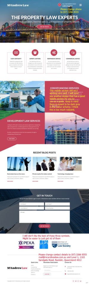Web Design by pb for this project | Design: #16563495