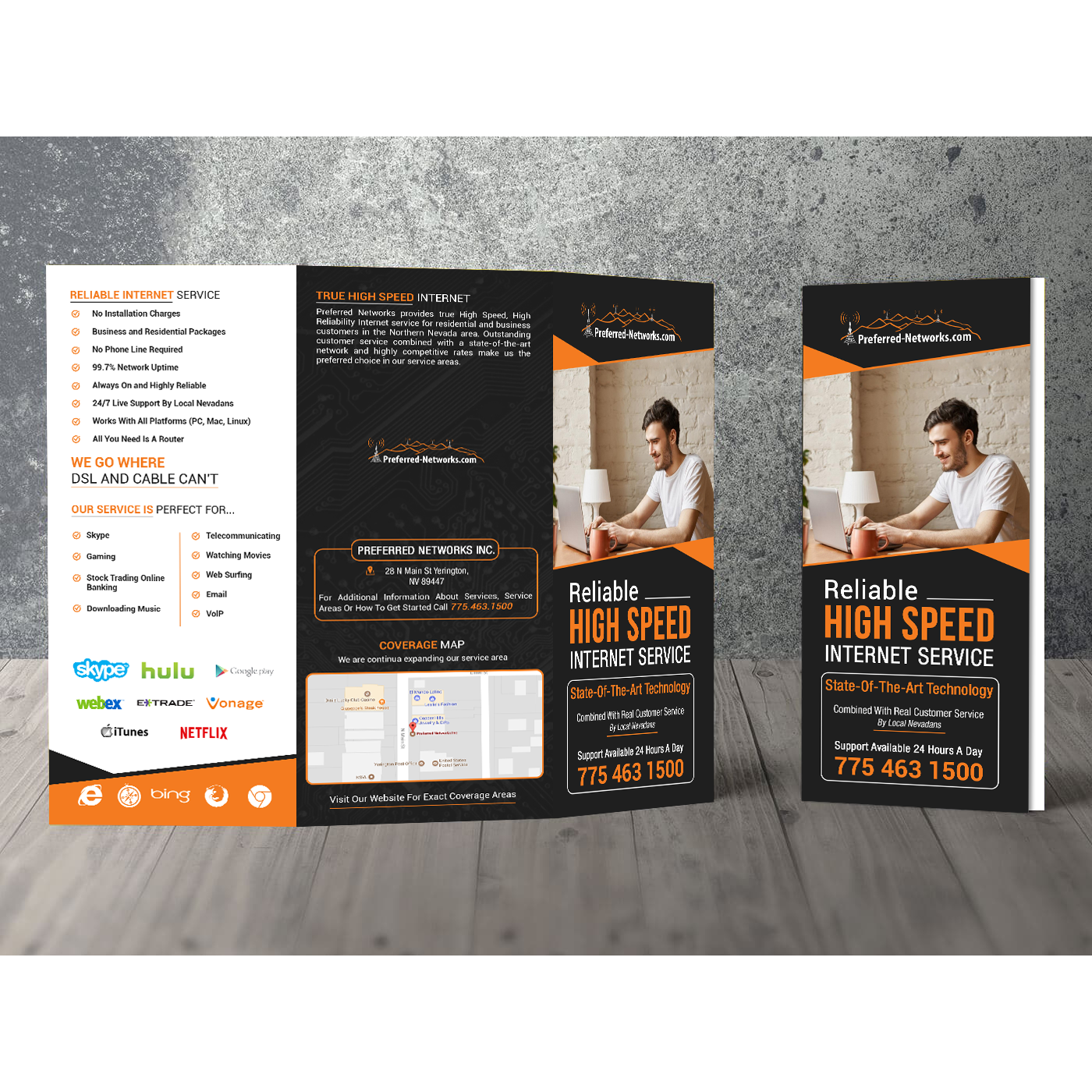 Brochure Design by creative.bugs for Preferred Networks Inc | Design #16694621