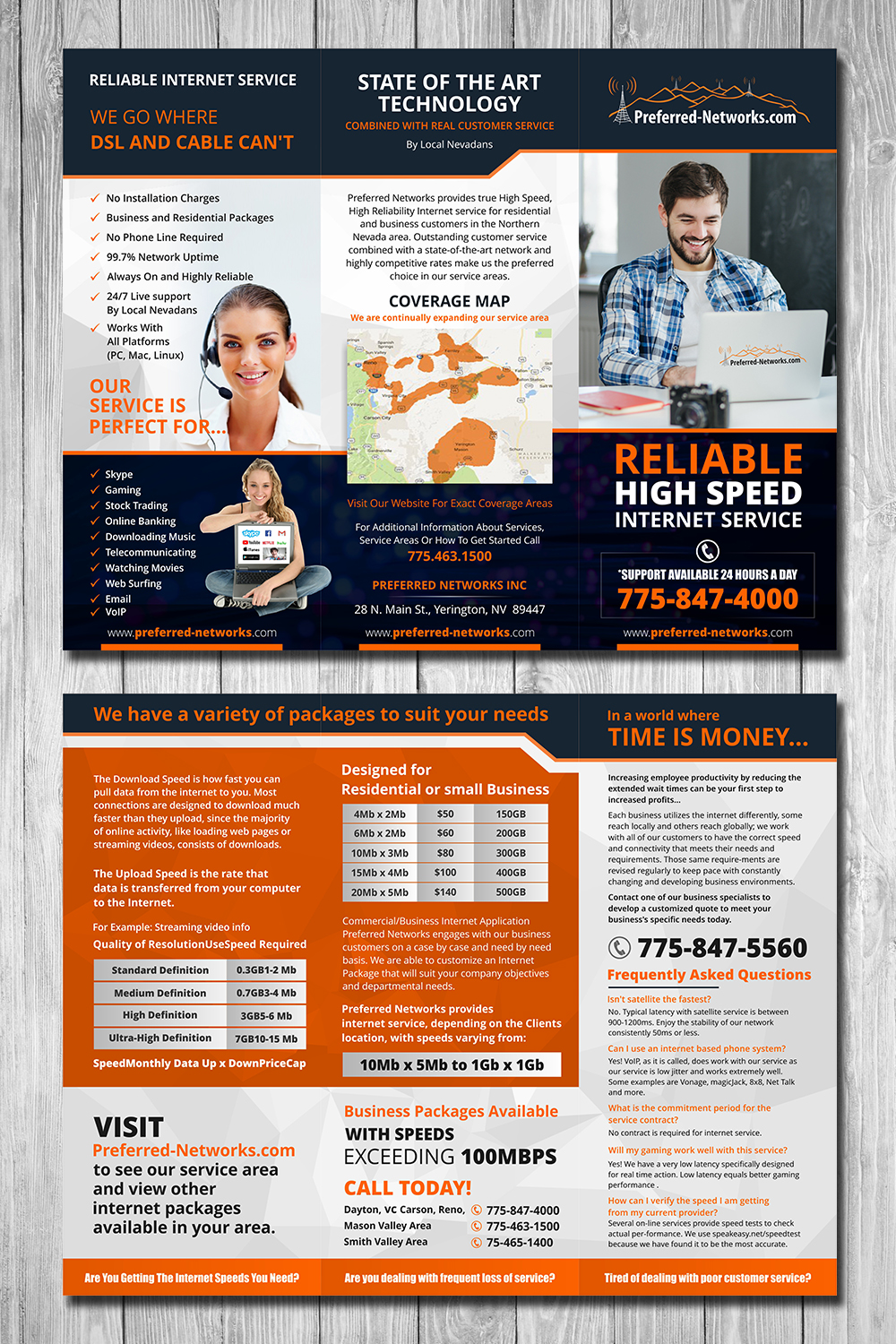 Design de Brochure par ecorokerz pour Preferred Networks Inc | Design #16795778