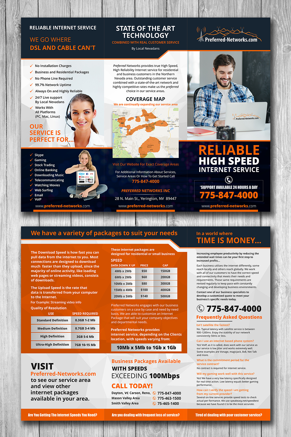 Diseño de Brochure por ecorokerz para Preferred Networks Inc | Diseño #16859614