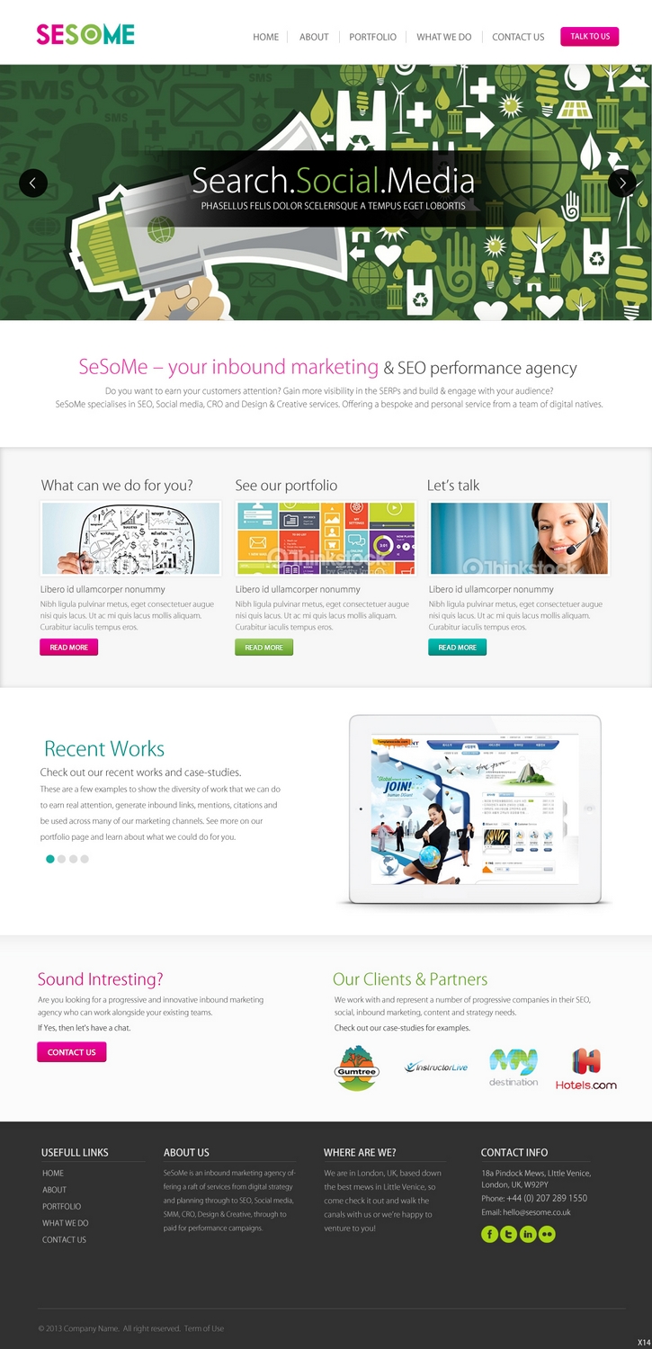 Wordpress Design by pb for mydestinationinfo.com Plc | Design #2658631