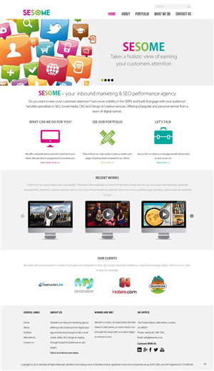 Wordpress Design by pb for mydestinationinfo.com Plc | Design: #2665825